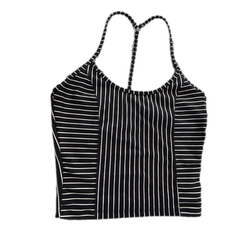 Victoria's Secret‎ On Point Black and White Striped top